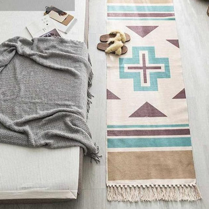 Lang løber til gangen med mønster