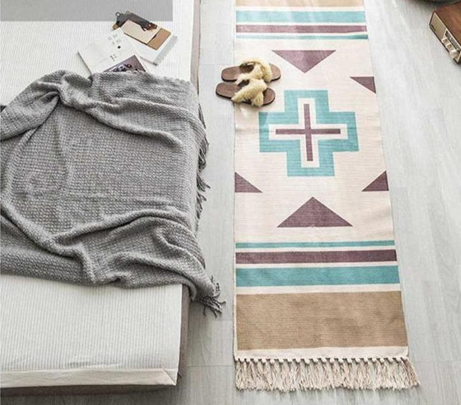 Lang løber til gangen med mønster