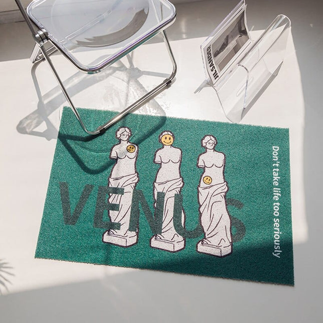 Design dørmåtte med Venus statue motiv