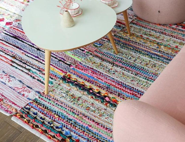 Farverigt Atlas berber gulvtæppe