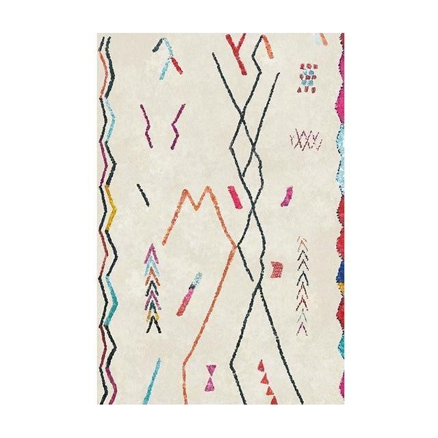 Autentisk hvidt marokkansk berber tæppe