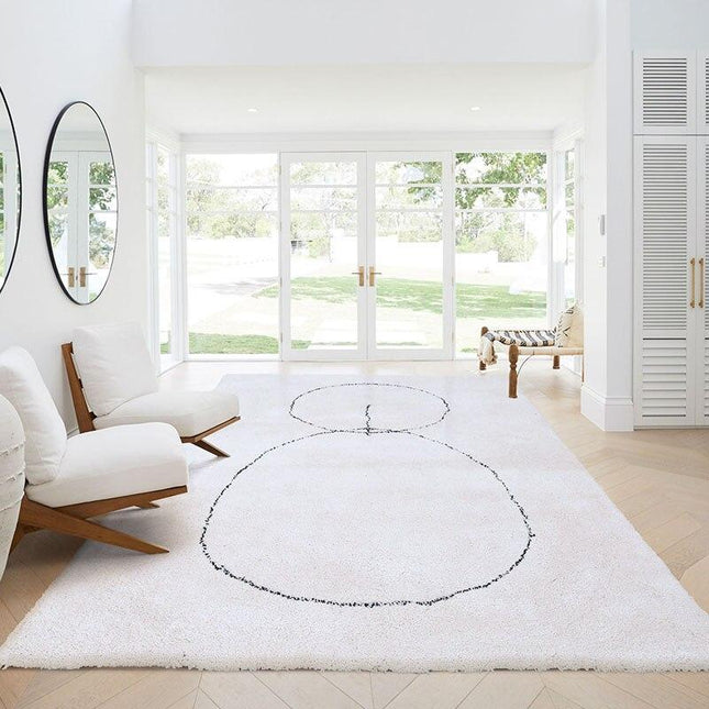 Moderne designer berbertæppe i uld