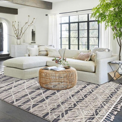 Tykt og blødt berber gulvtæppe