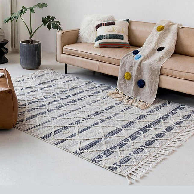 Tykt og blødt berber gulvtæppe