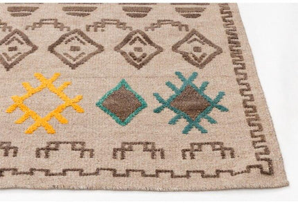 Moderne berber tæppe i jute