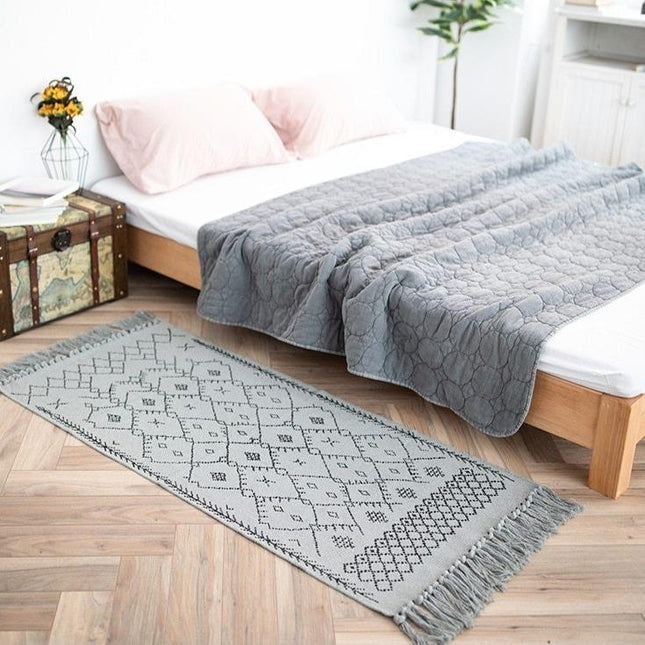 Lang berber løber med frynser