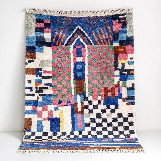 Originalt design berbertæppe til stuen