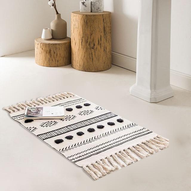 Lille berber tæppe med tuftet relief