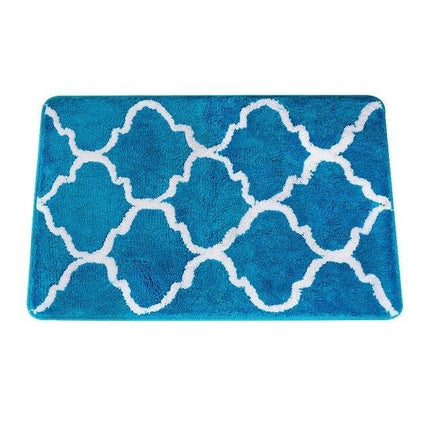 Moderne badeværelsemåtte i berber design