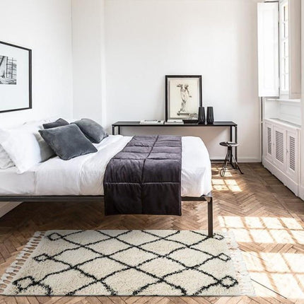 Ægte luvet berber gulvtæppe