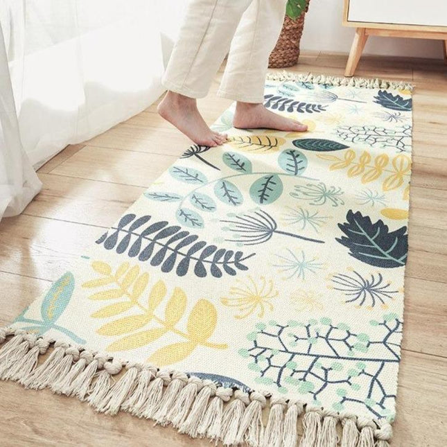 Boheme gangløber med botanisk mønster