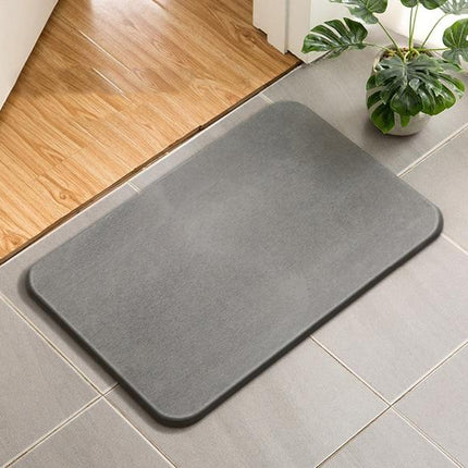 Absorberende bademåtte i naturlig diatomit