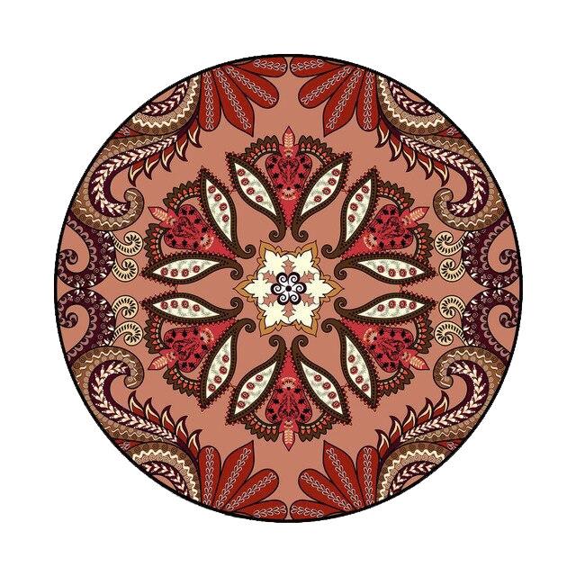 Rundt tæppe i italiensk design