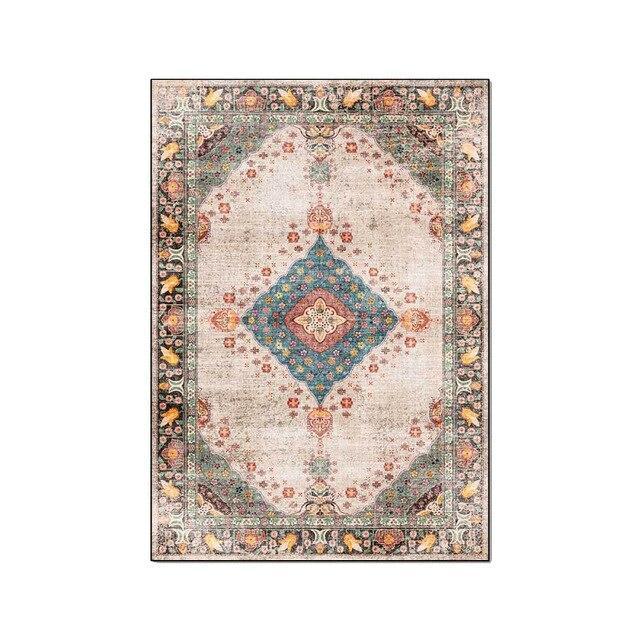 Marokkansk gulvtæppe i vintage stil