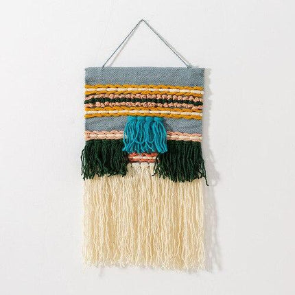 Håndlavet vægtæppe i peruansk stil