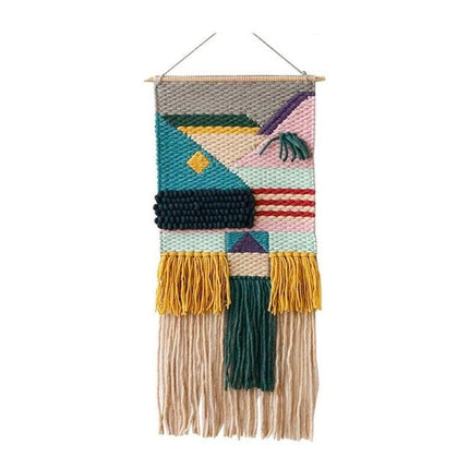 Vævet vægtæppe i boho-stil