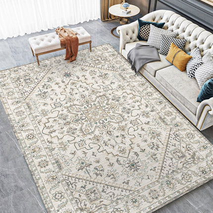 Rektangulært tæppe med vintage mønster