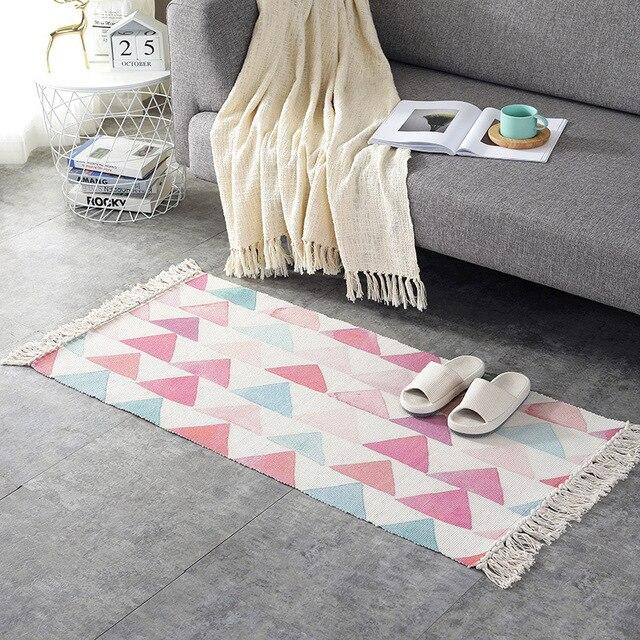 Moderne boheme tæppe til stuen