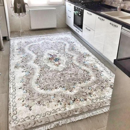 Grå vintage løber til køkkenet