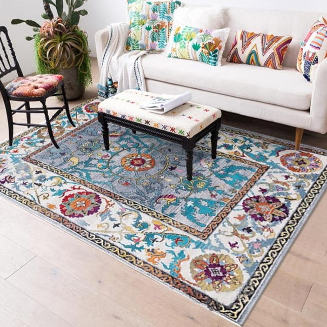 Stort stuetæppe i boheme-stil