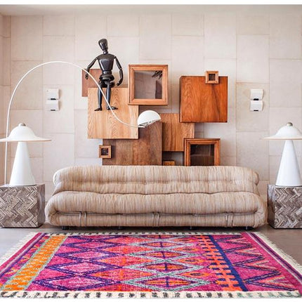 Traditionelt marokkansk berber gulvtæppe