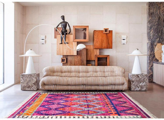 Traditionelt marokkansk berber gulvtæppe