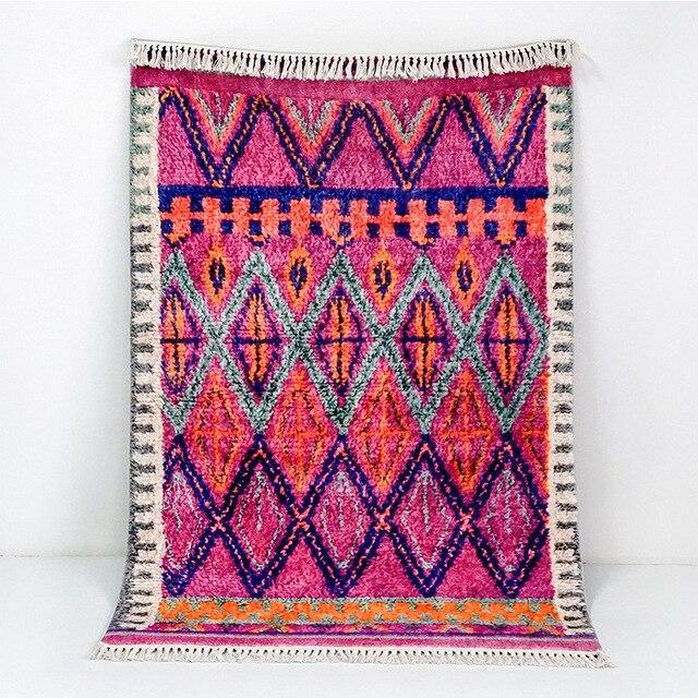 Traditionelt marokkansk berber gulvtæppe