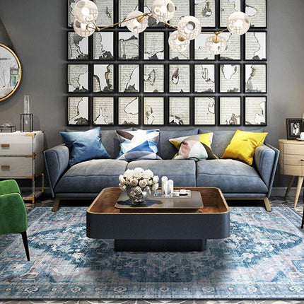 Stort vintage gulvtæppe 200x300 cm