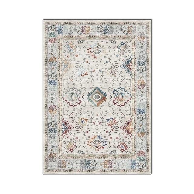 Dekorativt vintage gulvtæppe til stuen